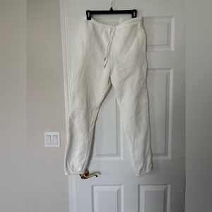 ALLFENIX White Jogger Sweatpants
